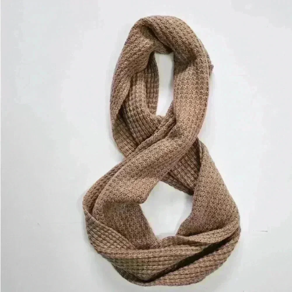J. Crew Tan Textured Infinity scarf